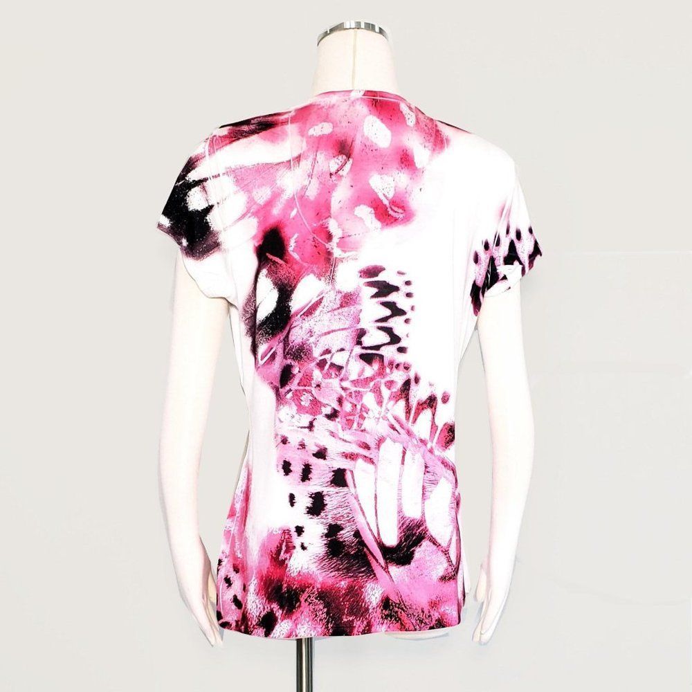 Cache Geometric Print Tee Nwot - image 3